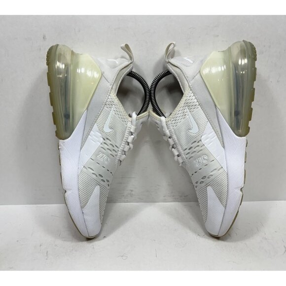 Nike Air Max 270 Womens Size 7 White Running Shoes Sneakers 943345-103 5.5Y - Picture 5 of 8